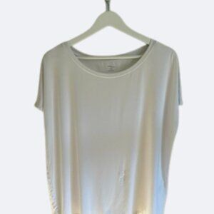 White Daily Ritual Jersey Dolman Tee